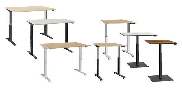 Alle höhenverstellbaren Schreibtische und Tischgestelle